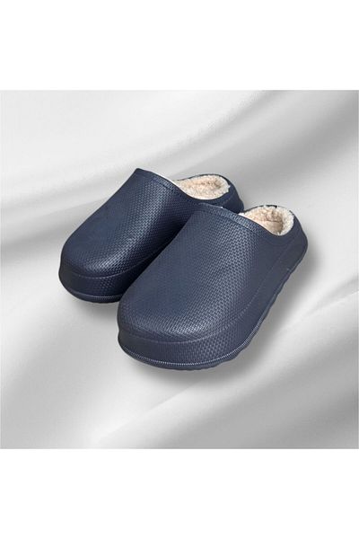 AkınalBella Women's Colorful Fur Inside Light Anti-Slip Sole Home Office Slippers