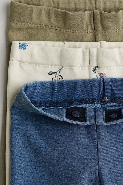 H&M 3-pack brushed-inside leggings