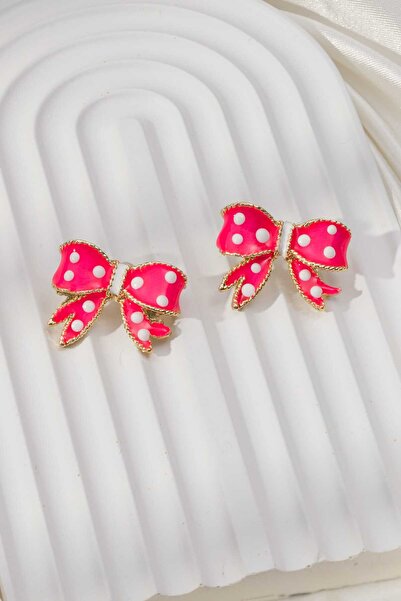 MRK Kadın Fiyonk Renkli Küpe