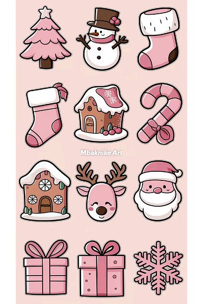 Sticksy Christmas Stickerphone Laptop Notebook Tablet Laptop Flask Sticker Label St799