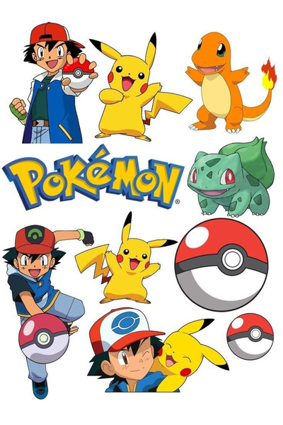 Buki'nin Atölyesi Αυτοκόλλητα Pokemon για Τηλέφωνο, Λάπτοπ, Νότμπουκ, Τάμπλετ...