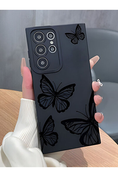 enfein Galaxy S24 Ultra Uyumlu Desen Tasarımlı Yüksek Kalite Lansman Kılıf