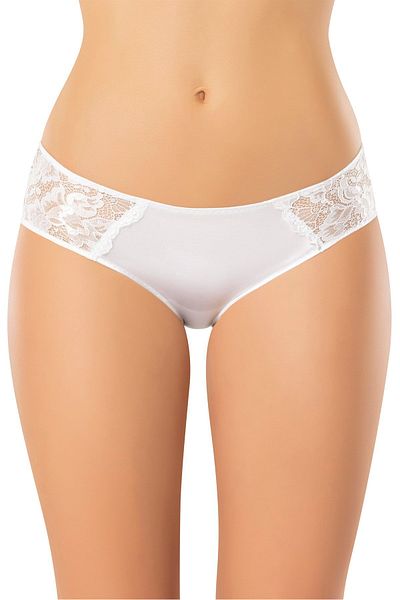 ERDEM İÇ GİYİM Chiloți din satin din dantelă albă Erdem 7269
