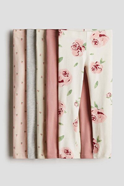 H&M 5-pack cotton leggings