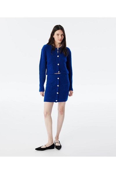 Twist Metal Button Knitwear Cardigan