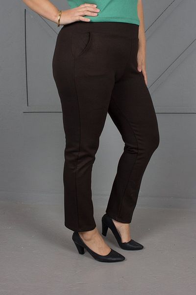 Truva XXL Mother Plus Size Steel Combed Cotton Trousers