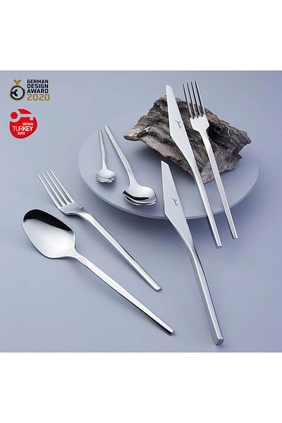 Jumbo 5100 Quartz 84 Pieces 12 Person Fork Spoon Knife Set