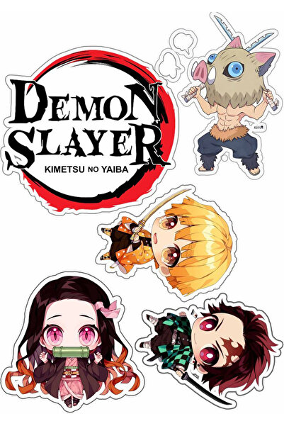 Buki'nin Atölyesi Autocolant Demon Slayer pentru Telefon, Laptop, Notebook, T...