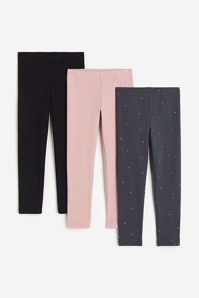 H&M 3-pack heavy jersey leggings