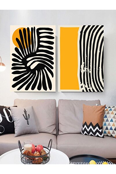 icase Home Salon Sun Mountain Leaf Daisy Moon Picasso Peisaj Decor Concept Pi...