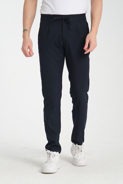 Frappoli Ανδρικό ίσιο παντελόνι Jogger Slim Fit με τσέπες στο πλάι