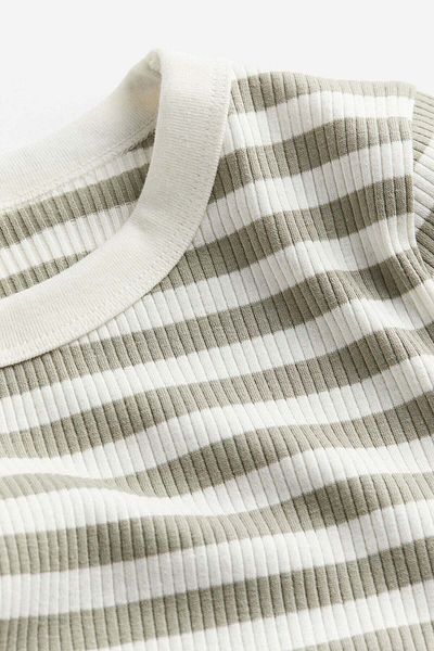 H&M Ribbed jersey top