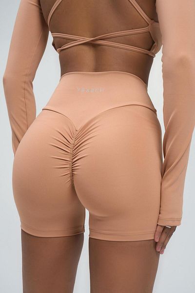 YEXECH Drawstring Push-Up Verve Short Shorts