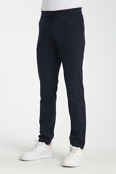 Frappoli Men's Straight Side Pocket Jogger Slim Fit Trousers