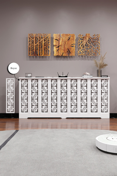 BAGAX Assos Model, Beyaz Renk, 176 cm Petek Kaplama, Dresuar