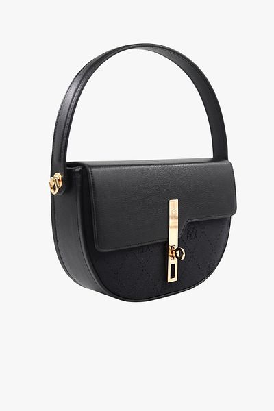 SOSELA 67-7162 Women's Fabric Black Crossbody Bag