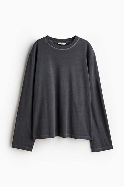 H&M Long-sleeved Jersey Top