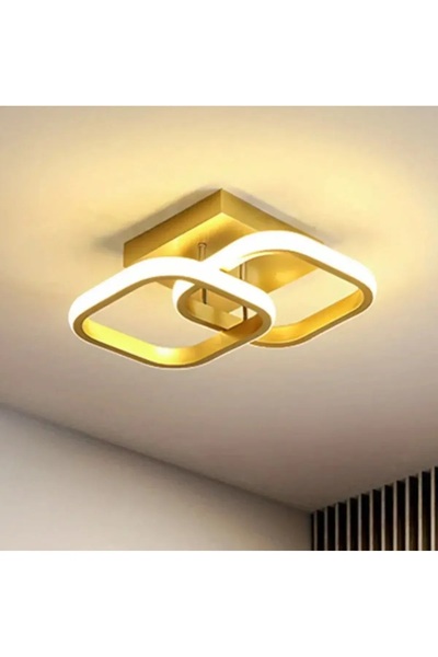Lambadar Hollykare Model Tekli Plafonyer Led Beyaz Işık UltraPower Led Avize Salon Mutfak Oda Hol Ledli Avize