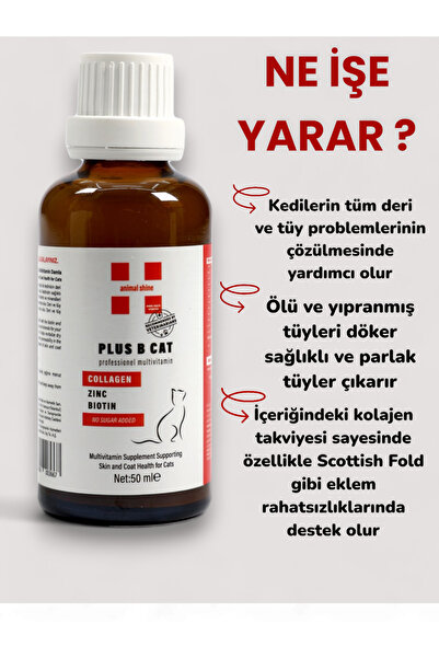 animal shine ANİMAL SHİNE DERİ VE TÜY SAĞLIĞI DESTEKLEYİCİ KOLAJEN TAKVİYELİ ...