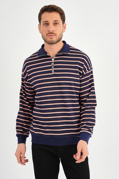 ALEXANDERGARDI Hanorac cu fermoar cu gât vertical (UNX-00247)