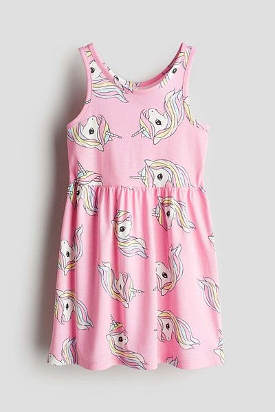 H&M Patterned cotton dress