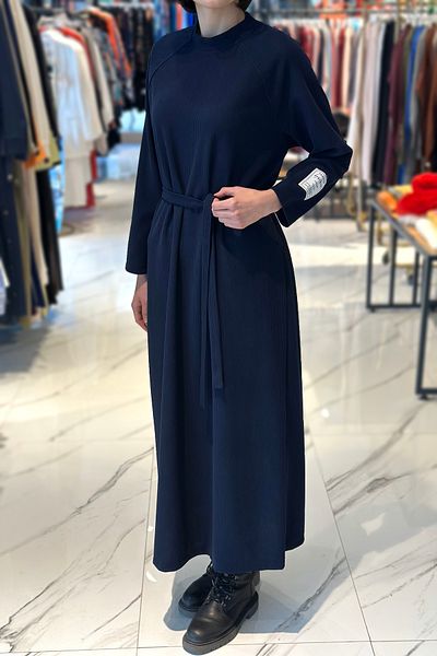 REMSA Πλεκτό φόρεμα Raglan Sleeve 12590 Navy Blue