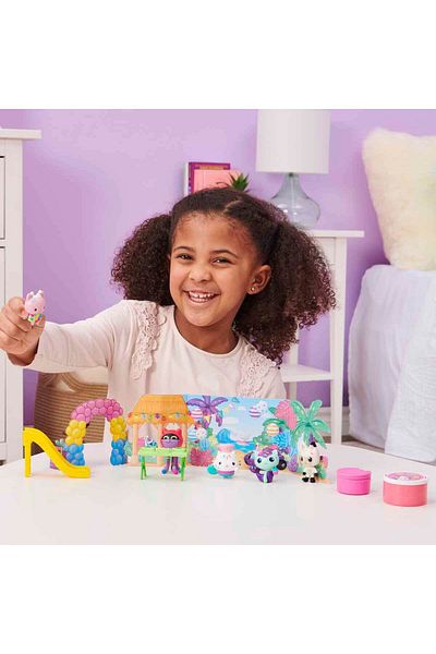 Spinmaster مجموعة شخصيات حفلات أعياد الميلاد من Gabbys Doll House Pandy Paws