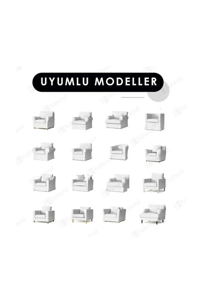 probak home  Jakarlı Düz Desen Tekli Koltuk Örtüsü Koltuk Kılıfı Streç Lastikli Esnek