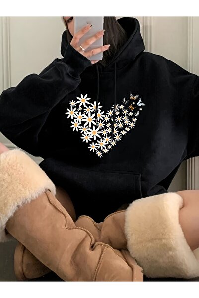 Lider Leather مطبوعة مقنعين البلوز المعتاد