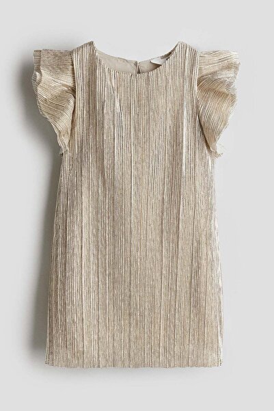 H&M Pleated A-line dress