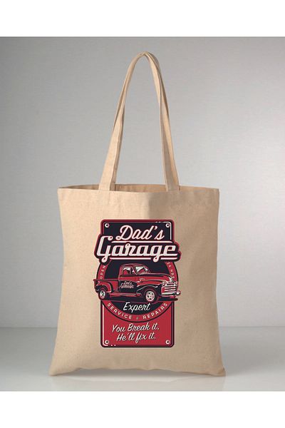 MODA Cars Series-4 Printed 35X40 cm Raw Cloth Shoulder Bag