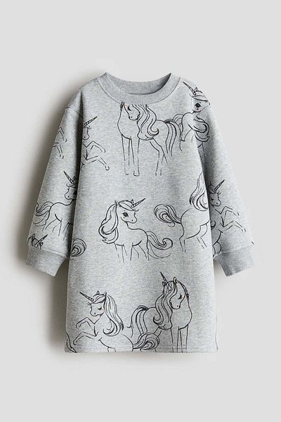 H&M Printed sweatshirt dress