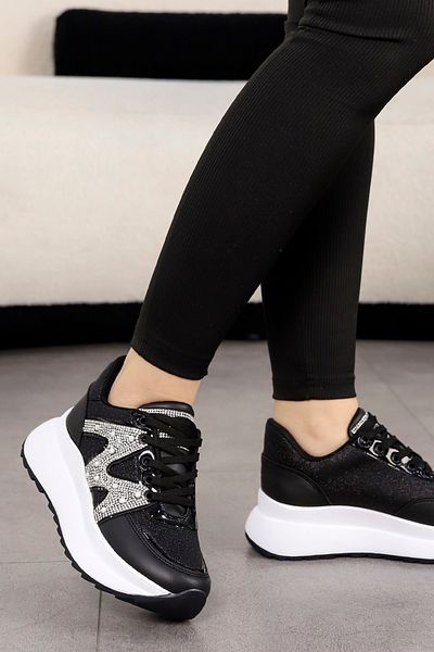 Mamito Ayakkabı Mdl 155 Stone Detailed High-Top Sneakers