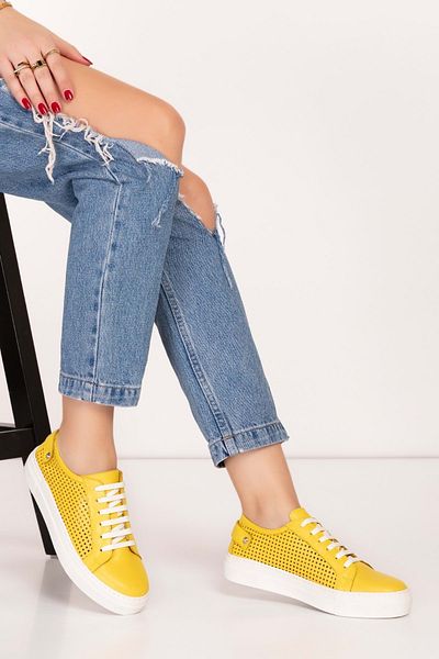 Gondol Genuine Leather Women's Sneakers - Inner and Outer Als.369