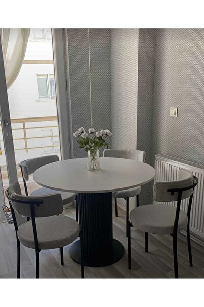 DOĞUKAN HOME yuvarlak mutfak masası