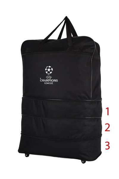 ATHLETIC Tekerlekli valiz 3 Katlı Katlanabilir Valiz Bavul Portatif Valiz Tekerli Seyehat Çantası