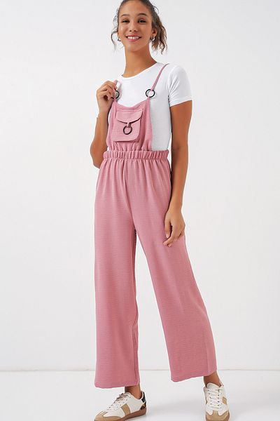 Bigdart 7023 Salopetă pentru grădinar cu bretele - Dusty Rose