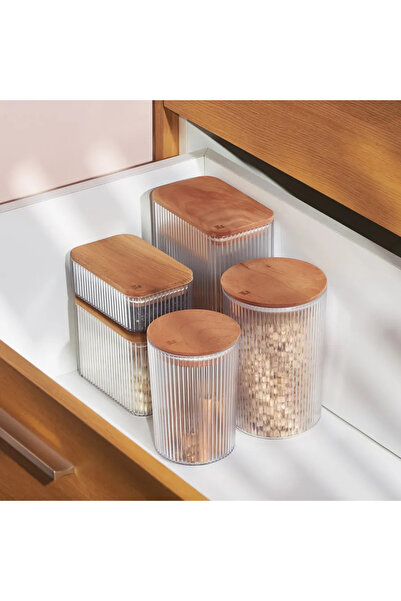 Karaca Massimo, Storage Container, 0.5L, Transparent Brown