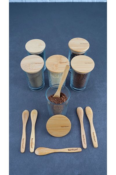 Bambum Lella 6 Piece Spice Set with Spoon