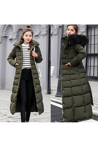 Toridas Winter Full Length Shearling Women's down Coat