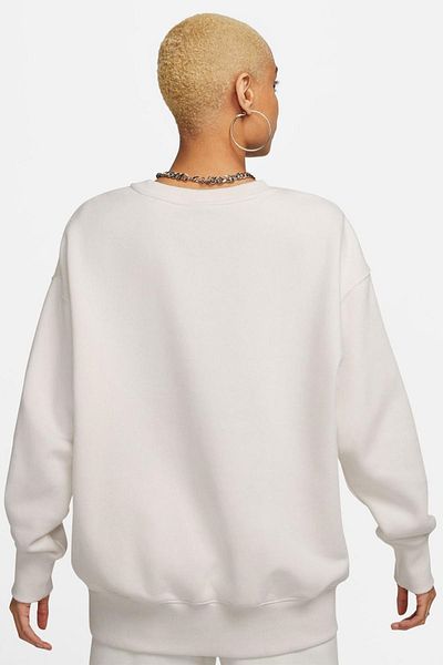 Nike Sportswear Utility Graphic Γυναικεία Κρέμα Φούτερ Oversize
