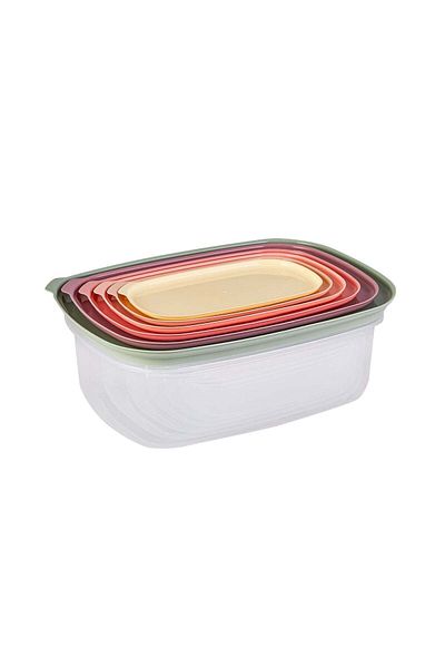 Karaca Vicks Light Storage Container Set, 6 Piece, Multi