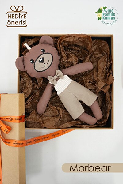 mordesign Bebek Oyuncak, Yüzü Nakışlı Doğal Bebek, Yenidoğan Hediyesi, Oyun A...