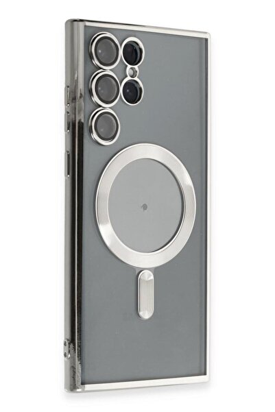 UnDePlus Samsung Galaxy S23 Ultra Kılıf Magsafe Kamera Lensli Korumalı Şeffaf...