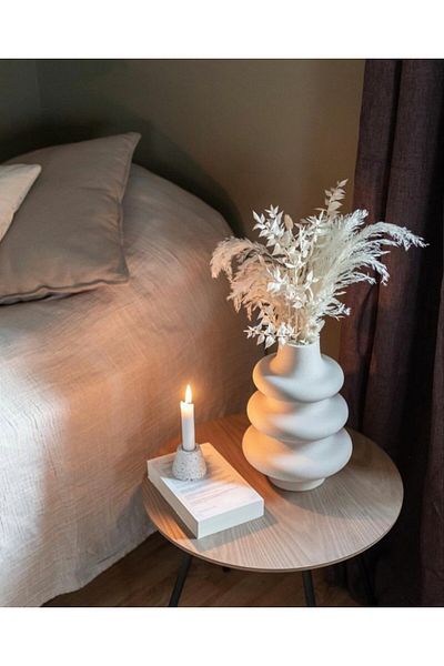 BigSale Ceramic Decorative Dried Flower Vase - for Dry and Fresh Flowers, Home and Office