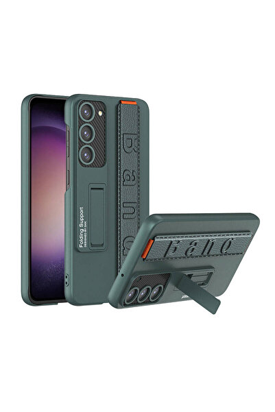 UnDePlus Samsung Galaxy S24 Plus Kılıf Standlı El Tutmalı Kapak Band