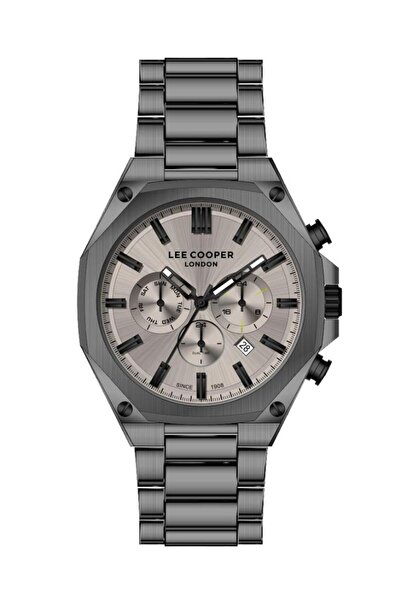 Lee Cooper Lc07319.060-nm Tüm Fonksiyonları Aktif Gün Ve Takvim Göstergeli 5 Atm Suya Dayanıklı Füme