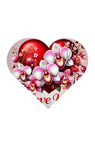 Ti Play Tİ-PLAY KS75 CEAS DE PERETE CADOU ÎN FORMA DE INIMĂ 30X30 CM