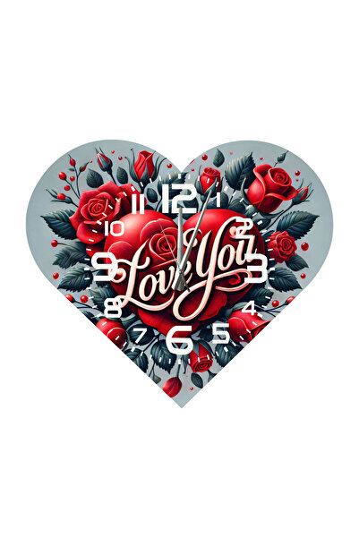 Ti Play Tİ-PLAY KS92 CEAS DE PERETE CADOU ÎN FORMA DE INIMĂ 30X30 CM