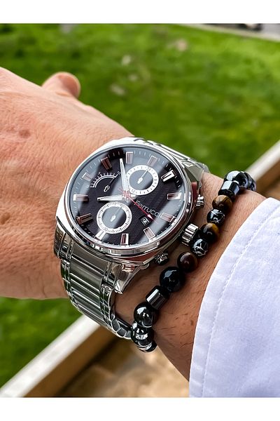 Ferrucci New Season Steel Cord Men's Wrist Watch, Waterproof + Bracelet Gift